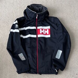 Helly Hansen Black and Red Raincoat